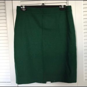 Emerald J. Crew pencil skirt
